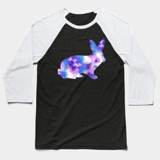 Pastel Outer Space Rabbit Baseball T-Shirt